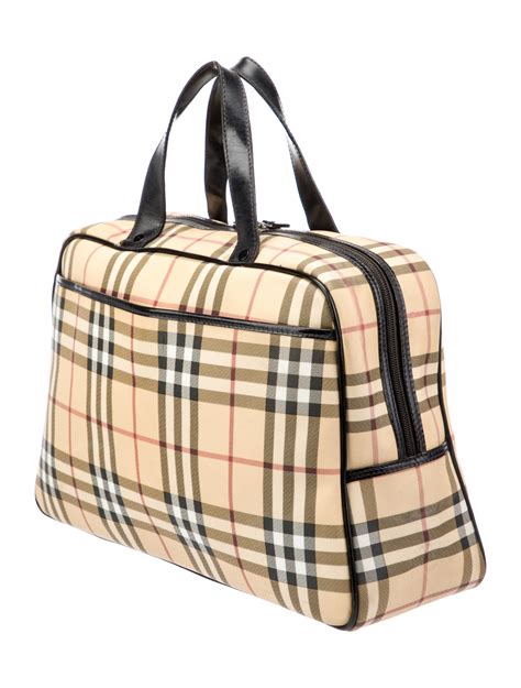 burberry nova check handle bag